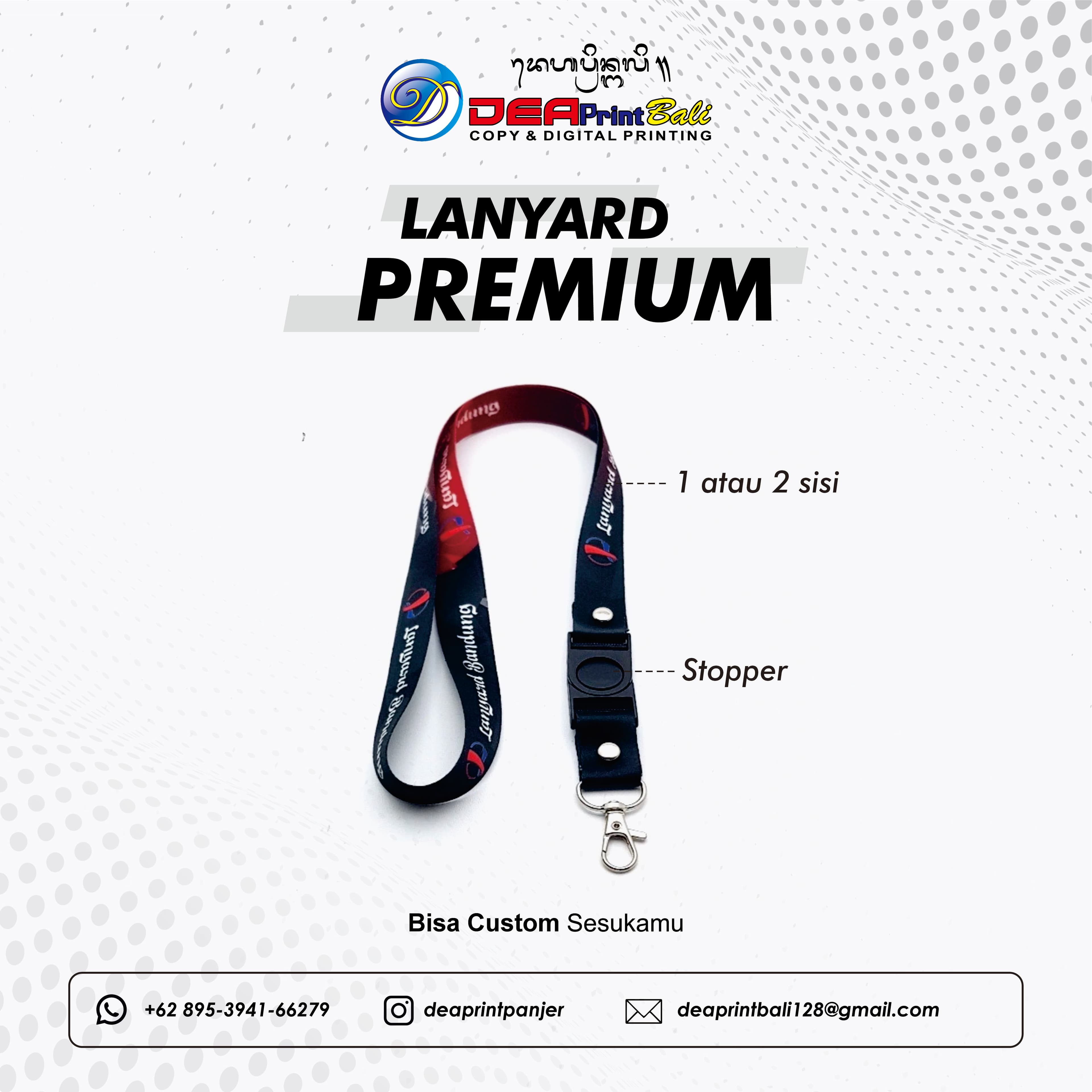 Lanyard Sublimasi (Custom Tali Tisue)