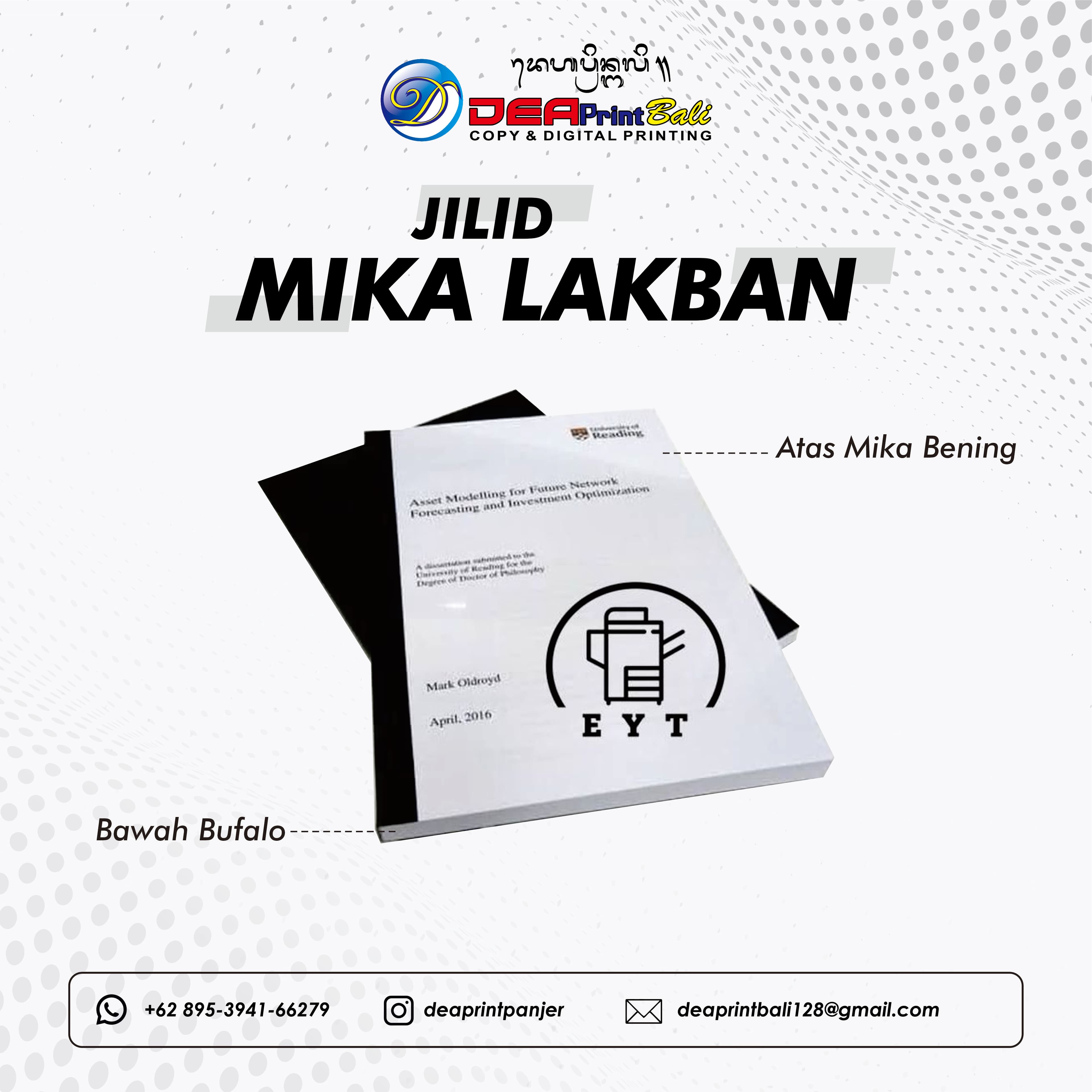 Penjilidan Dokumen & Buku (Mika Lakban)