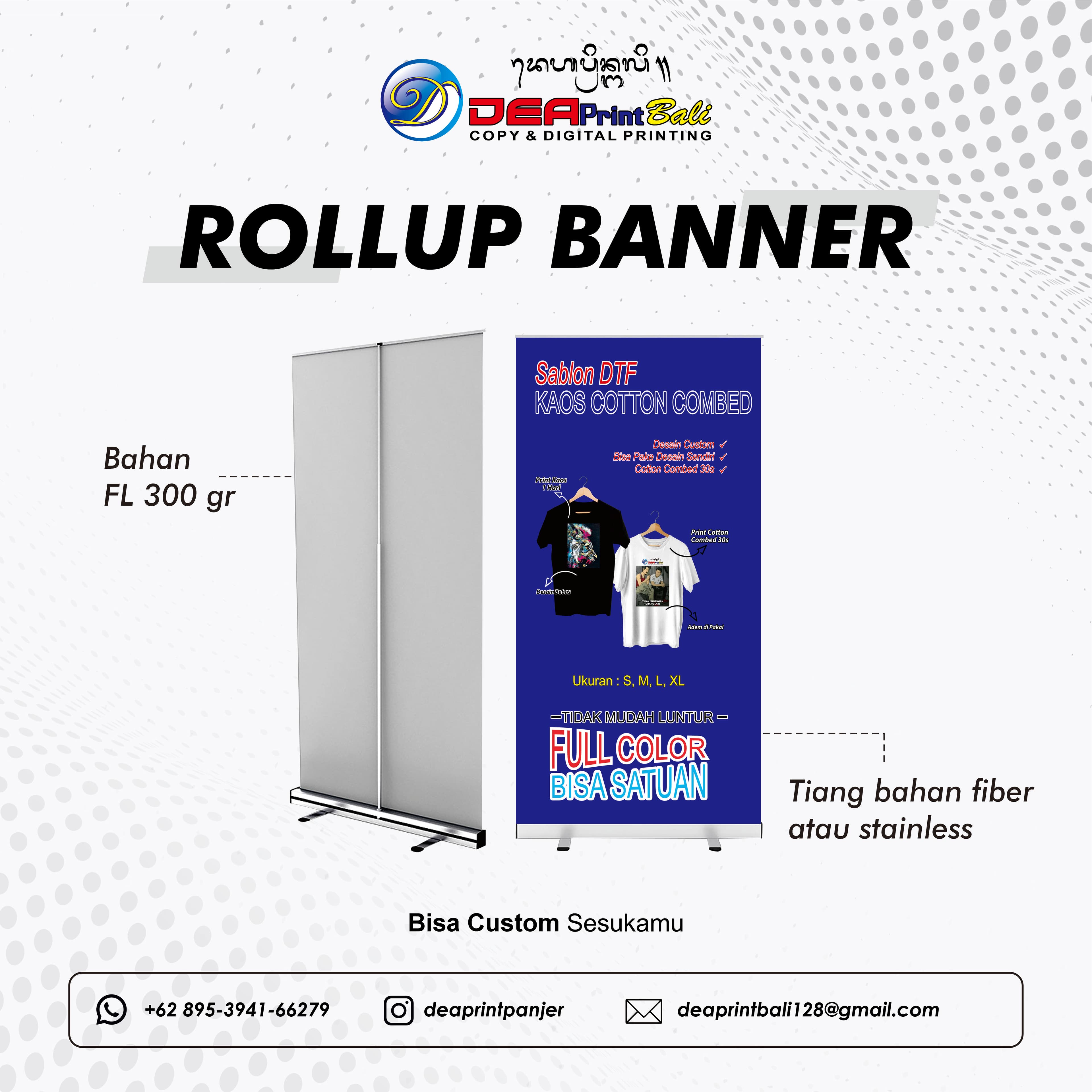Roll Up Banner (outdoor/indoor)