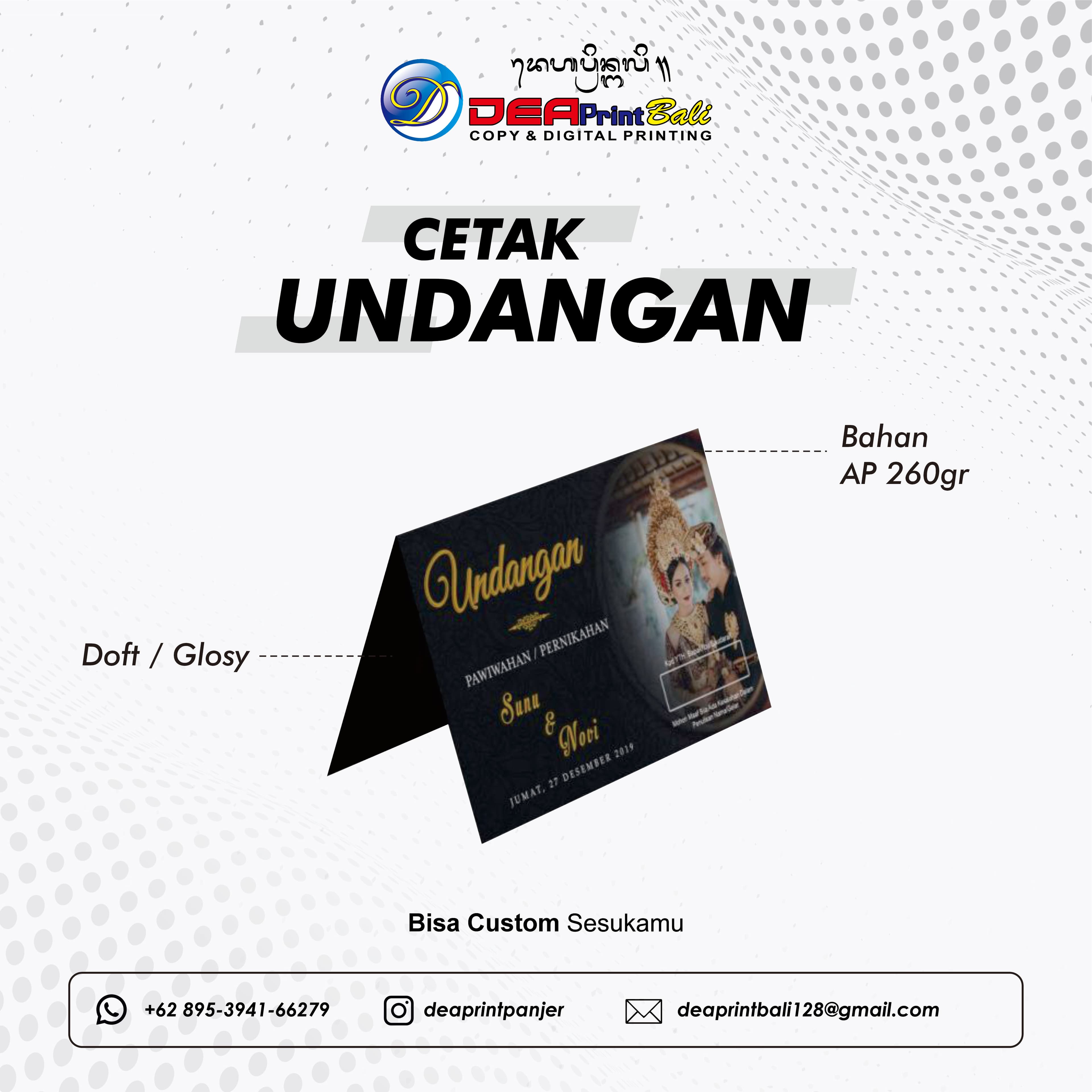 Kartu Undangan Pernikahan / Event